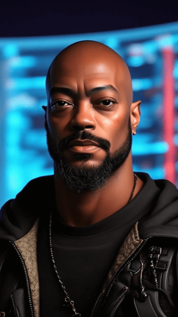 AI-generated professional portrait from custom LoRA